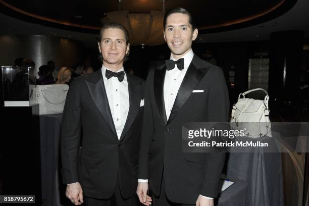 Eric Javits and EdMundo Huerta attend NEW YORKERS FOR CHILDREN Spring Dinner Dance Presented by AKRIS at The Mandarin Oriental on April 8, 2010 in...