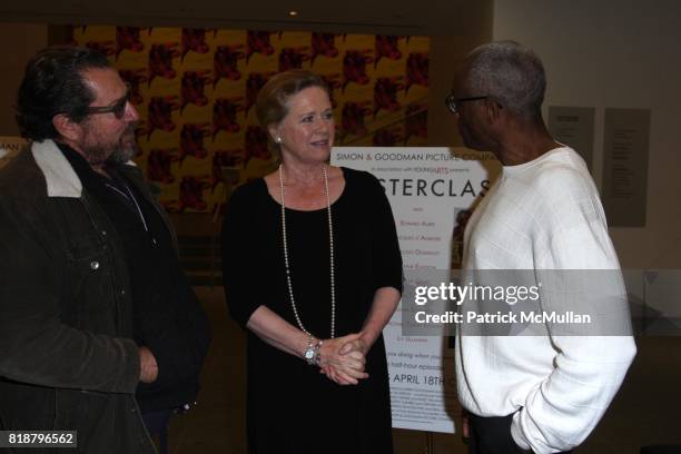 Julian Schnabel, Liv Ullmann and Bill T. Jones attend SIMON AND GOODMAN PICTURE COMPANY and HBO DOCUMENTARY FILMS Celebrate a New Series: MASTERCLASS...