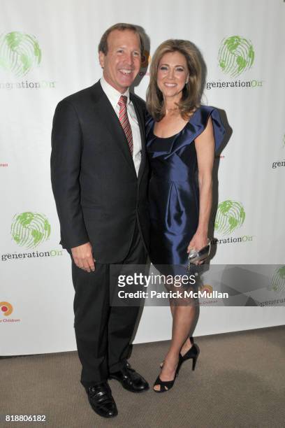 Neil Bush and Silda Wall Spitzer attend THE ART OF GIVING: An Evening to Benefit CHILDREN FOR CHILDREN at Christie's on April 13, 2010 in New York...