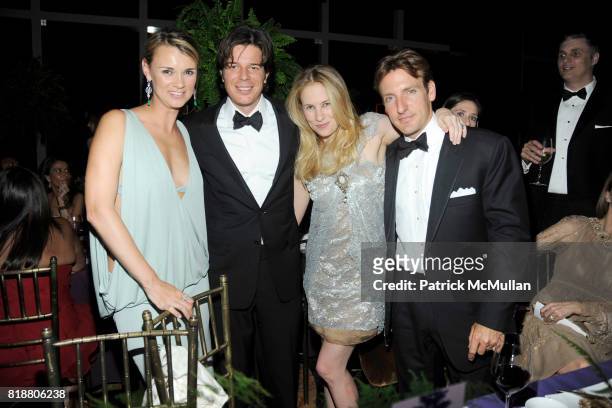 Allison Aston, Colin McCabe, Rebekah McCabe and Jay Aston attend NEW YORKERS FOR CHILDREN Spring Dinner Dance Presented by AKRIS at The Mandarin...