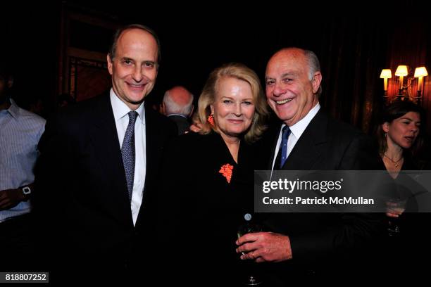 Paul Leclair, Candice Bergen and Marshall Rose attend Book Signing for Marilyn Berger's "This Is A Soul: The Mission of Rick Hodes" at New York...