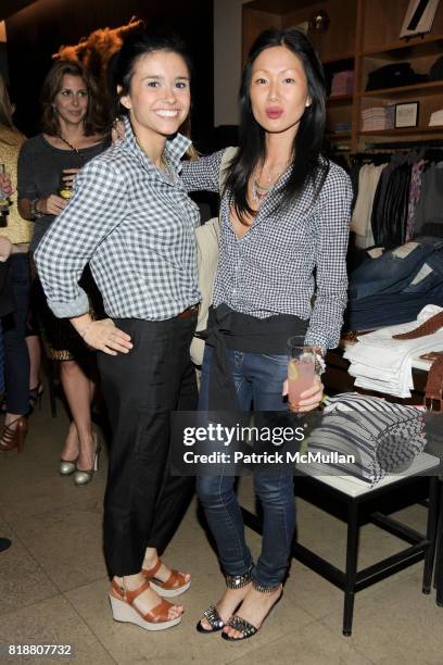 Gina Bullard and Marissa Webb attend J.Crew Celebrates the Launch of Fenton/Fallon for J.Crew at J.Crew on April 13, 2010 in New York City.