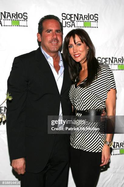 Ross Zapin and Melissa Zapin attend SCENARIOS USA 2010 Awards and Gala at Tribeca Rooftop on April 27, 2010 in New York.