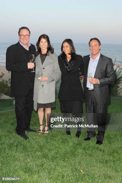 Mitchell Quaranta, Nina Quaranta, Clifford Gilbert Lurie and Leslie Gilbert Lurie attend The 25th Annual LACMA Collectors Committee Weekend - An...