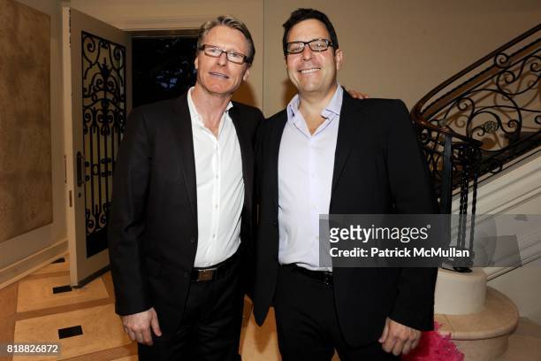 David Frances and Darren Star attend The 25th Annual LACMA Collectors Committee Weekend - An Intimate Dinner at the Home of Ann Colgin and Joe Wender...