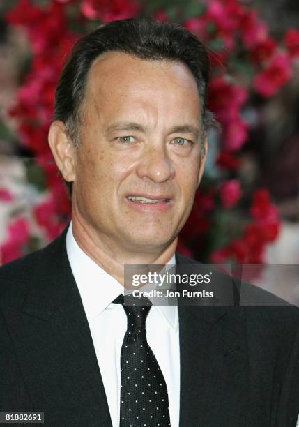 Executive Producer Tom Hanks attends the Mamma Mia! The Movie world premiere held at the Odeon Leicester Square on June 30, 2008 in London, England.