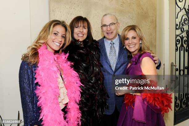 Lana Gomez, Ann Colgin, Joe Wender and Simone Lutgert attend The 25th Annual LACMA Collectors Committee Weekend - An Intimate Dinner at the Home of...