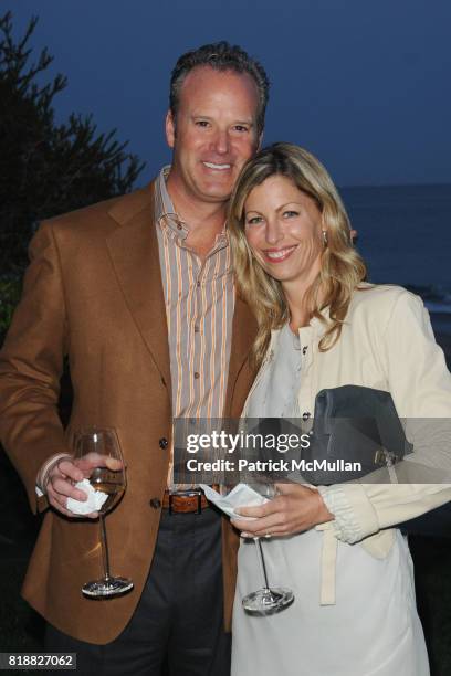 Andy Gordon and Amy Gordon attend The 25th Annual LACMA Collectors Committee Weekend - An Intimate Dinner at the Home of Jamie McCourt at Private...