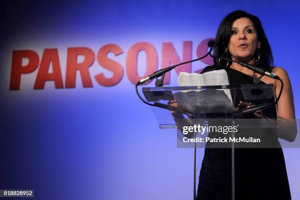 Candy Pratts Price attends PARSONS 2010 Fashion Benefit Honoring WILLIAM FUNG and VERA WANG at Pier 60 on April 26, 2010 in New York City.