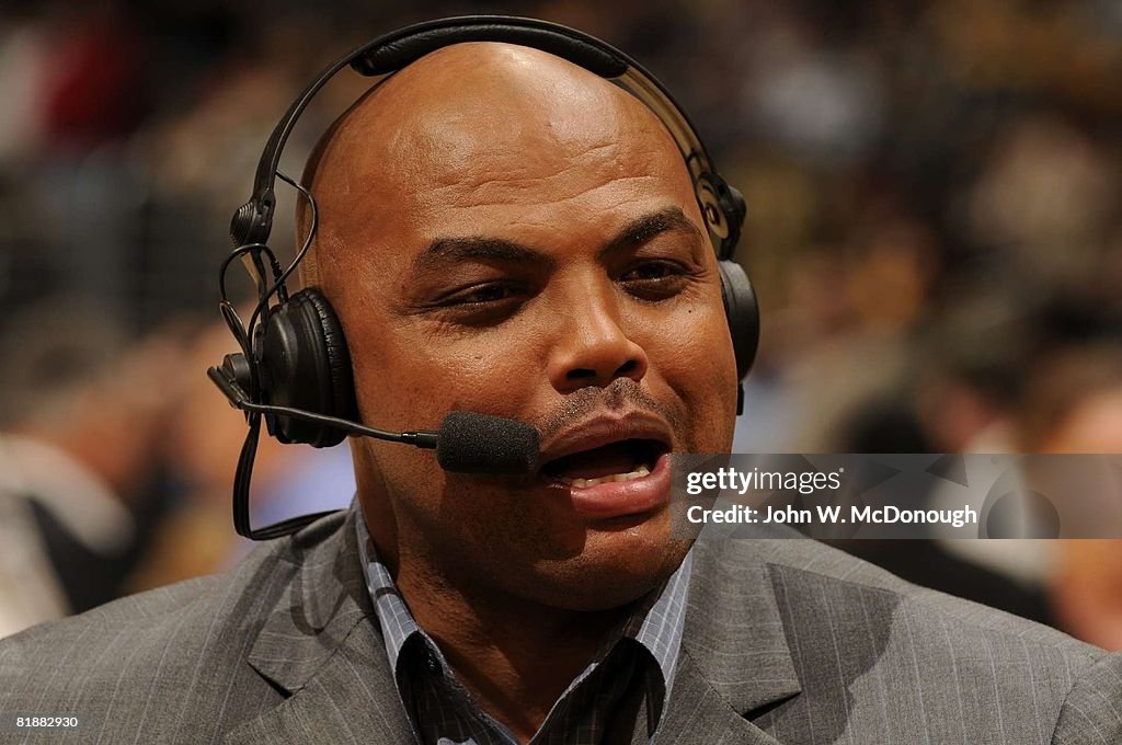 TNT Announcers Charles Barkley, 2008 NBA Western Conference Finals