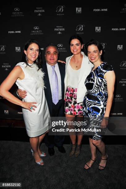 Christina Grdovic, Lee Schrager, Katie Lee and Dana Cowin attend FOOD & WINE celebrates 2010 Best New Chefs at Four Seasons Restaurant NYC on April...