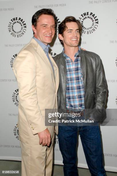 Tim DeKay and Matthew Bomer attend The Paley Center for Media in Los Angeles Presents An Evening With "White Collar Comes Clean" at Paley Center on...