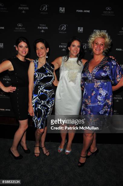 Gail Simmons, Dana Cowin, Christina Grdovic and Anne Burrell attend FOOD & WINE celebrates 2010 Best New Chefs at Four Seasons Restaurant NYC on...