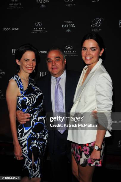 Dana Cowin, Lee Schrager and Katie Lee attend FOOD & WINE celebrates 2010 Best New Chefs at Four Seasons Restaurant NYC on April 6, 2010.