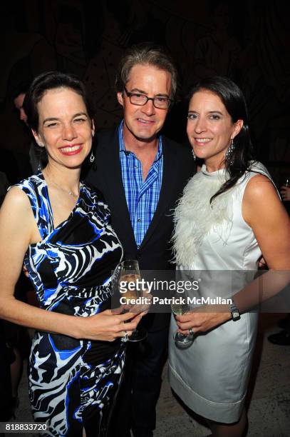 Dana Cowin, Kyle Machlachlan and Christina Grdovic attend FOOD & WINE celebrates 2010 Best New Chefs at Four Seasons Restaurant NYC on April 6, 2010.