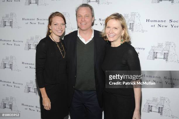 Melanie Murphy, William Mitchell and Terre Blair attend THE HUMANE SOCIETY OF NEW YORK's Third Benefit Photography Auction at DVF Studio on April 27,...