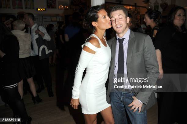Malia Jones and Rob Imig attend KIEHL'S Party to Celebrate EARTH DAY at Kiehl's on April 22, 2010 in New York City.