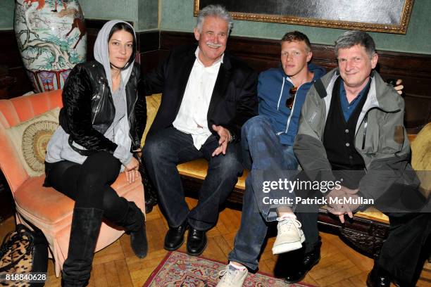 Yael Aflalo, Keith Sonnier, Sebastian Bear McClard and Michael McClard attend BOMB Magazine's 29th Anniversary Gala and Silent Auction at The...