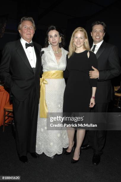 Jose Serrano, Pepita Serrano, Laura Linney and Marc Schauer attend The Juilliard School Gala Celebrating Joseph W. Polisi at The Juilliard School on...