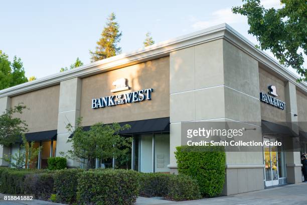 Local branch of Bank of the West, in the San Francisco Bay Area town of San Ramon, California, July 15, 2017. Bank of the West is a subsidiary of BNP...