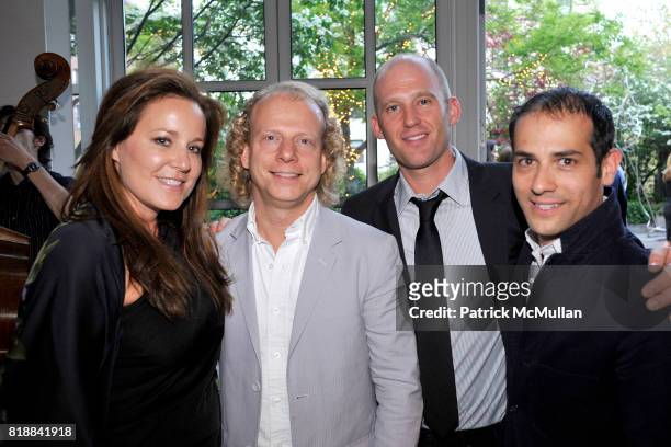 Michelle Andrews, Bruce Cohen, Beau Staley and Gabriel Catone attend GO PROJECT Annual Spring Benefit at Stephan Weiss Studio on April 22, 2010 in...