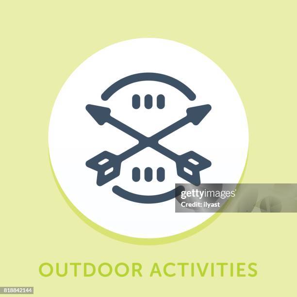 arrows curve icon - taking a bow stock illustrations