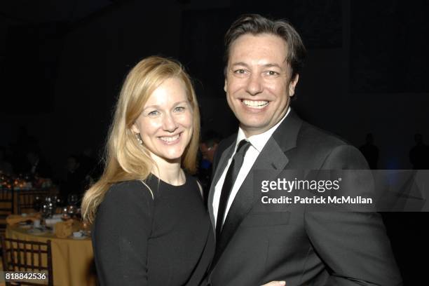 Laura Linney and Marc Schauer attend The Juilliard School Gala Celebrating Joseph W. Polisi at The Juilliard School on April 26, 2010 in New York...