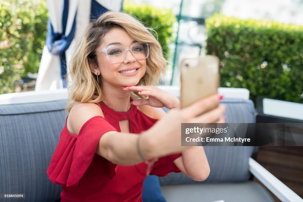 Sarah Hyland attends Candie's event at the London West Hollywood on July 17