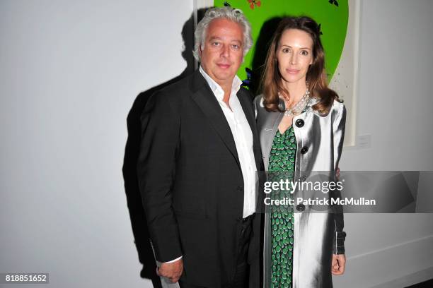 Aby Rosen and Samantha Boardman Rosen attend CHRISTIE'S The Green Auction: A Bid To Save The Earth at Christie's on April 22, 2010 in New York City.