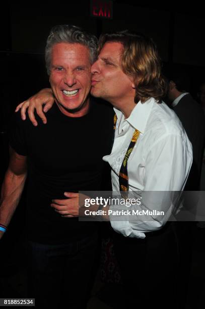 Donny Deutsch and Richard Kirshenbaum attend Dana & Richard Kirshenbaum semi-annual Hot Hot Hot Party at SOBs NYC on April 10, 2010.