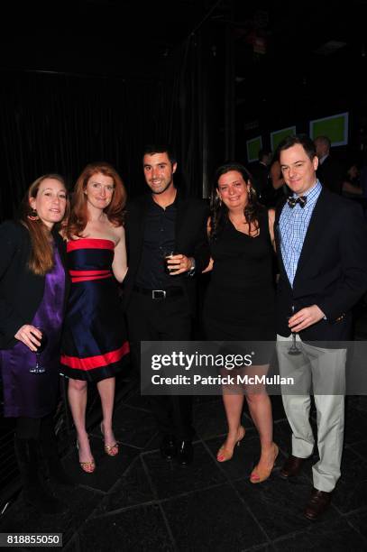 Alexandra Pochna, Kim Miller, Patrick Johnson, Georgina Schaeffer and Nick Stevens attend YOUNG NEW YORKERS for the Fight Against Parkinson's and the...