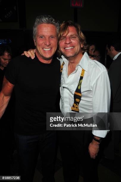 Donny Deutsch and Richard Kirshenbaum attend Dana & Richard Kirshenbaum semi-annual Hot Hot Hot Party at SOBs NYC on April 10, 2010.