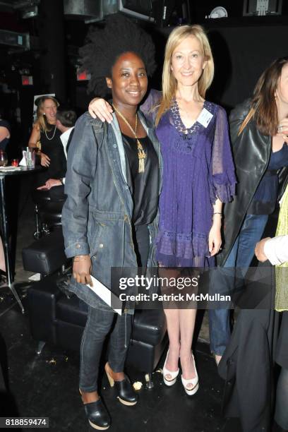 Masala Bowman and Janet MacGillivray Wallace attend RAINFOREST ACTION NETWORK's 25th Anniversary Benefit Hosted by CHRIS NOTH at Le Poisson Rouge on...