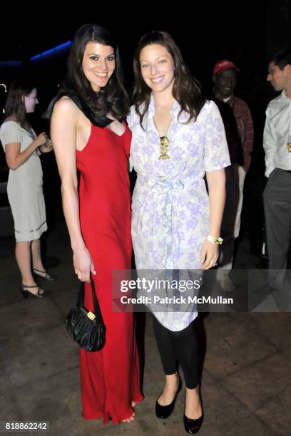 Summer Rayne Oakes and Kate Dillon attend RAINFOREST ACTION NETWORK's 25th Anniversary Benefit Hosted by CHRIS NOTH at Le Poisson Rouge on April 29,...