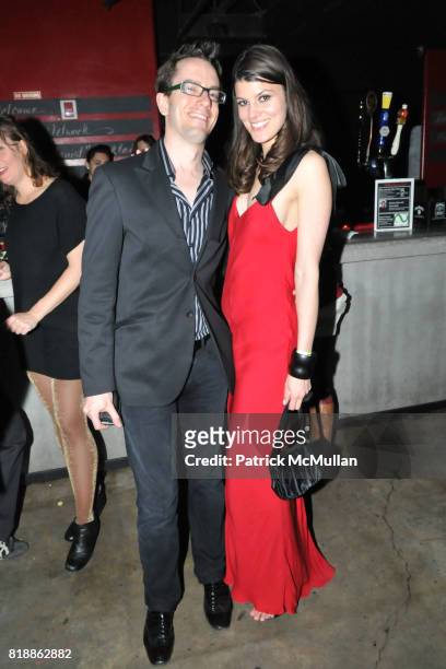 Benjamin Drew and Summer Rayne Oakes attend RAINFOREST ACTION NETWORK's 25th Anniversary Benefit Hosted by CHRIS NOTH at Le Poisson Rouge on April...