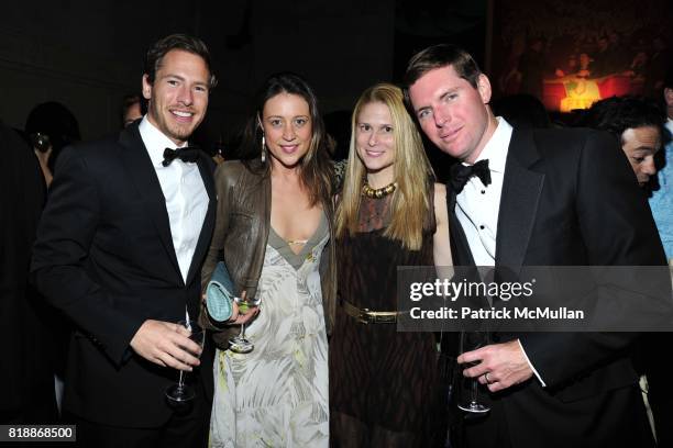 Will Kopelman, Chiara de Rege, Katie Hand and Douglas Hand attend AMERICAN MUSEUM OF NATURAL HISTORY'S 2010 Museum Dance Sponsored by LILLY PULITZER...