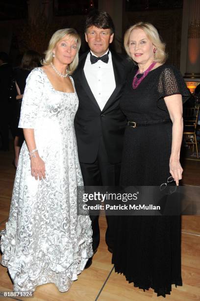 Linda Lambert, Fredrik Gradin and Cornelia Bregman attend 13th Annual ASPCA Bergh Ball at The Plaza on April 15, 2010 in New York City.