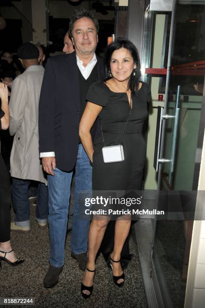 Chuck Price and Candy Pratts Price attend CHANEL hosts 5th Annual TRIBECA FILM FESTIVAL Dinner - INSIDE at The Odeon on April 28, 2010 in New York...