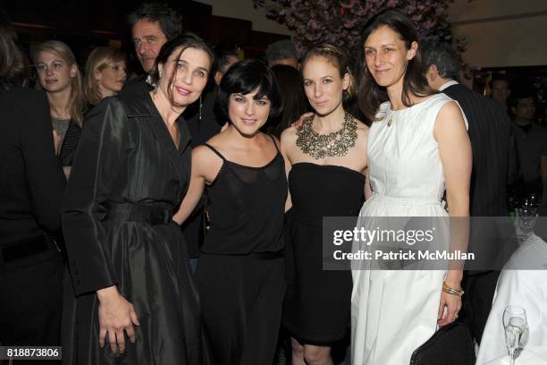 Sheila Berger, Selma Blair wearing Chanel, Rebekah McCabe wearing Chanel and Sally Singer attend CHANEL hosts 5th Annual TRIBECA FILM FESTIVAL Dinner...