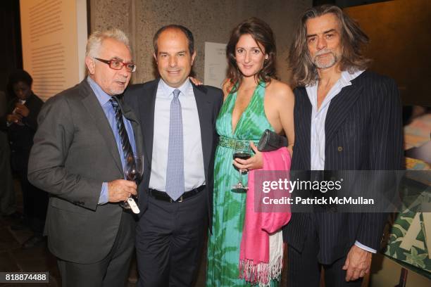 Rabbi David Glazer, Massimo Ferragamo, Sam Mathers and Gelasio Gaetani Lovatelli D'Aragona attend Ornellaia 2007 Vendemmia DíArtista Celebration...