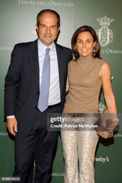 Massimo Ferragamo and Chiara Ferragamo attend Ornellaia 2007 Vendemmia DíArtista Celebration Dinner at The Whitney Museum of American Art on April...