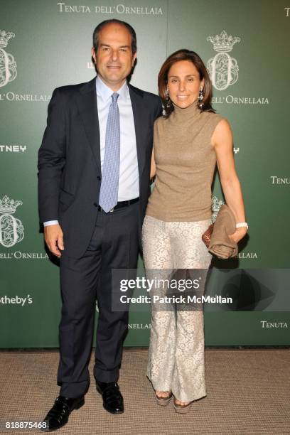 Massimo Ferragamo and Chiara Ferragamo attend Ornellaia 2007 Vendemmia DíArtista Celebration Dinner at The Whitney Museum of American Art on April...