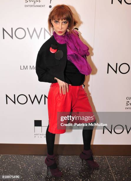 Sophia Lamar attends NOWNESS Presents the New York Premiere of Jean-Michel Basquiat: The Radiant Child. At MoMa on April 27, 2010 in New York City.