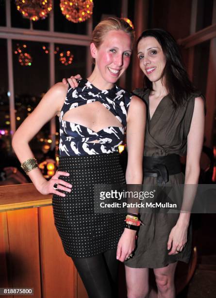Lauren Goodman and Alexandra attend NOWNESS Presents the New York Premiere of Jean-Michel Basquiat: The Radiant Child. At MoMa on April 27, 2010 in...