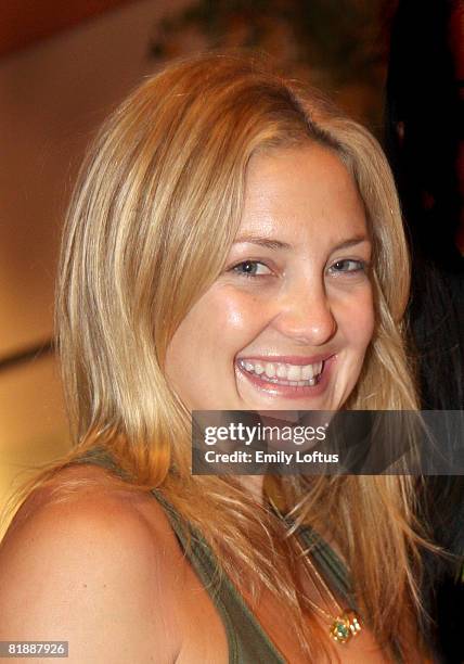 Kate Hudson attends the Backstage Creations 2008 American Century Championship Golf Tournament on July 9, 2008 in Lake Tahoe, California.