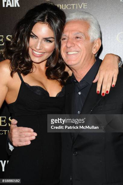 Alyssa Miller and Maurice Marciano attend Vanessa Hudgens Hosts the Worldwide Launch of GUESS Seductive at The Colony on September 29, 2010 in Los...