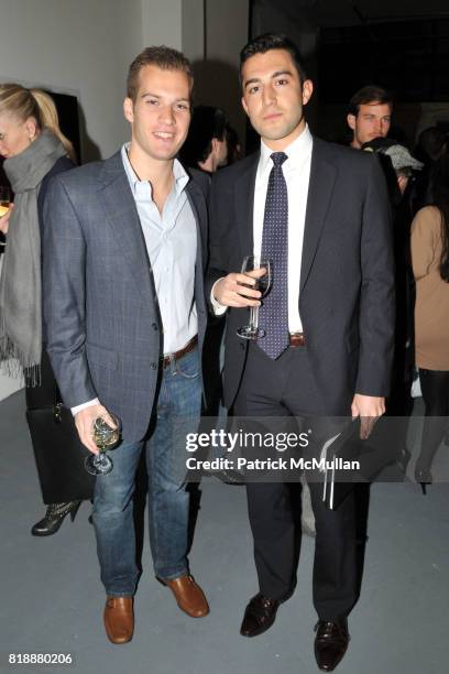 Michael Meltzer and Matthew Hirsch attend KiptonART Presents URBAN UTOPIA with SORGENTE Group at 32 Greene St. On April 28, 2010 in New York City.