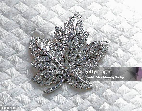 Queen Elizabeth II visits Canada House to celebrate Canada's 150th anniversary of Confederation on July 19, 2017 in London, England.