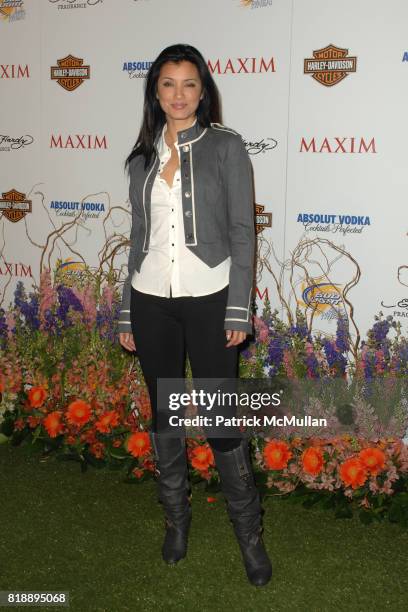 Kelly Hu attends THE MAXIM HOT 100 PARTY 2010 at Paramount Studios on May 19, 2010 in Hollywood, California.