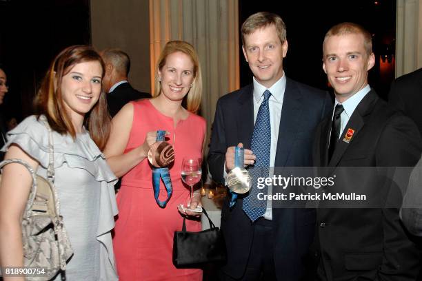 Katherine Reutter, Willa Baynard, Robert Baynard and Patrick Meek attend Right To Play RED BALL GALA at Gotham Hall on May 25, 2010 in New York City.